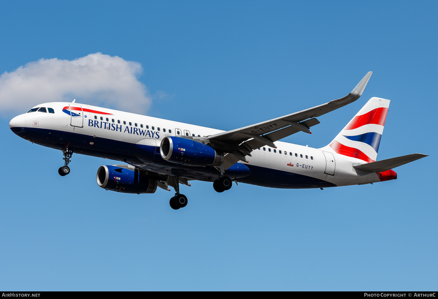 Aircraft Photo of G-EUYY | Airbus A320-232 | British Airways | AirHistory.net #488437