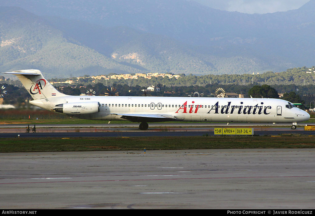 Aircraft Photo of 9A-CBD | McDonnell Douglas MD-82 (DC-9-82) | Air Adriatic | AirHistory.net #488443