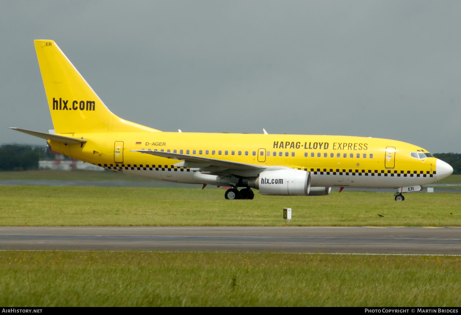 Aircraft Photo of D-AGER | Boeing 737-75B | Hapag-Lloyd Express | AirHistory.net #488462