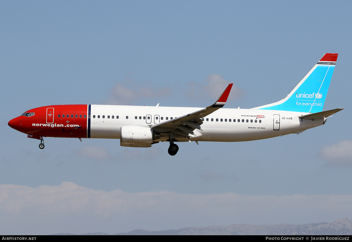 Aircraft Photo of SE-RXB | Boeing 737-84P | Norwegian | AirHistory.net #488467