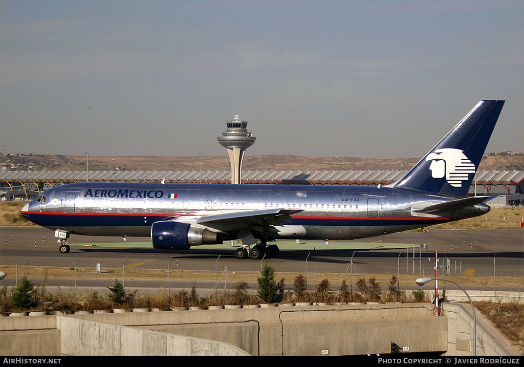 Aircraft Photo of XA-TOJ | Boeing 767-283/ER | AeroMéxico | AirHistory.net #488473