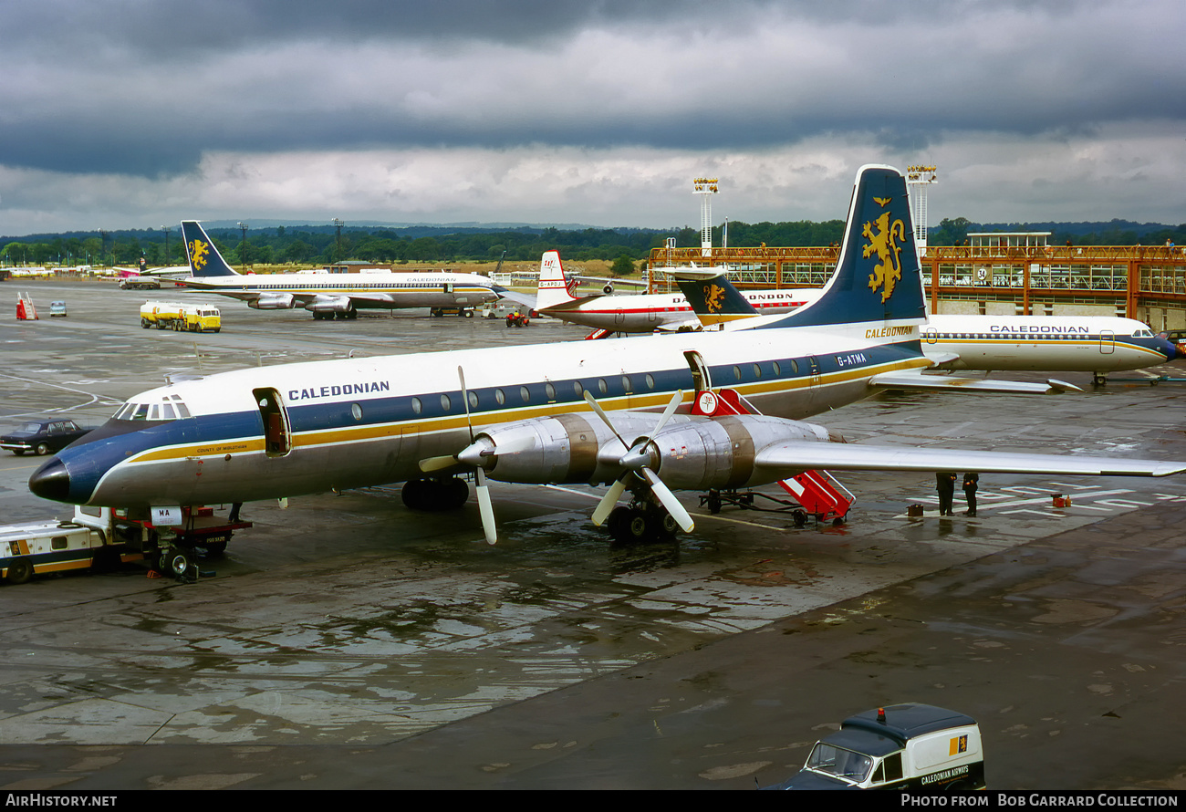 Aircraft Photo of G-ATMA | Bristol 175 Britannia 314 | Caledonian Airways | AirHistory.net #488482