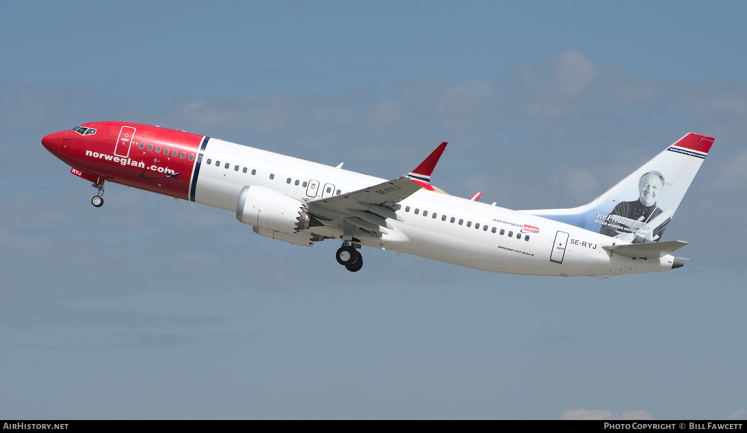 Aircraft Photo of SE-RYJ | Boeing 737-8 Max 8 | Norwegian | AirHistory.net #488504