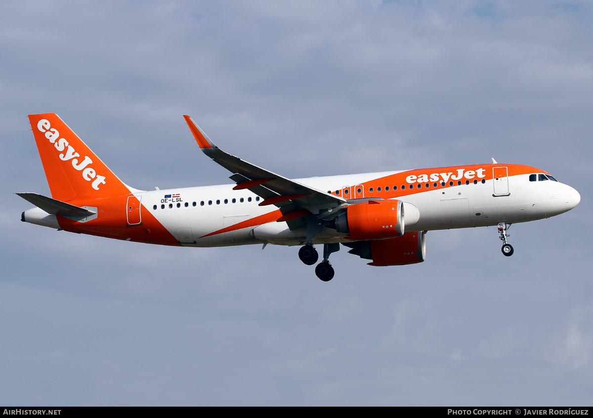 Aircraft Photo of OE-LSL | Airbus A320-251N | EasyJet | AirHistory.net #488512