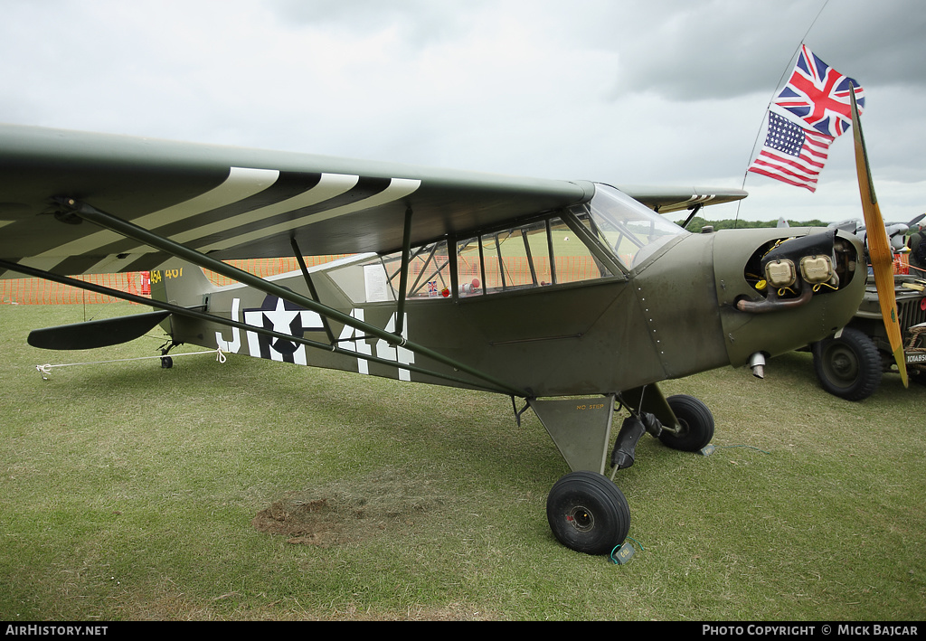 Aircraft Photo of G-BILI / 454467 | Piper L-4J Grasshopper | USA - Air Force | AirHistory.net #488521