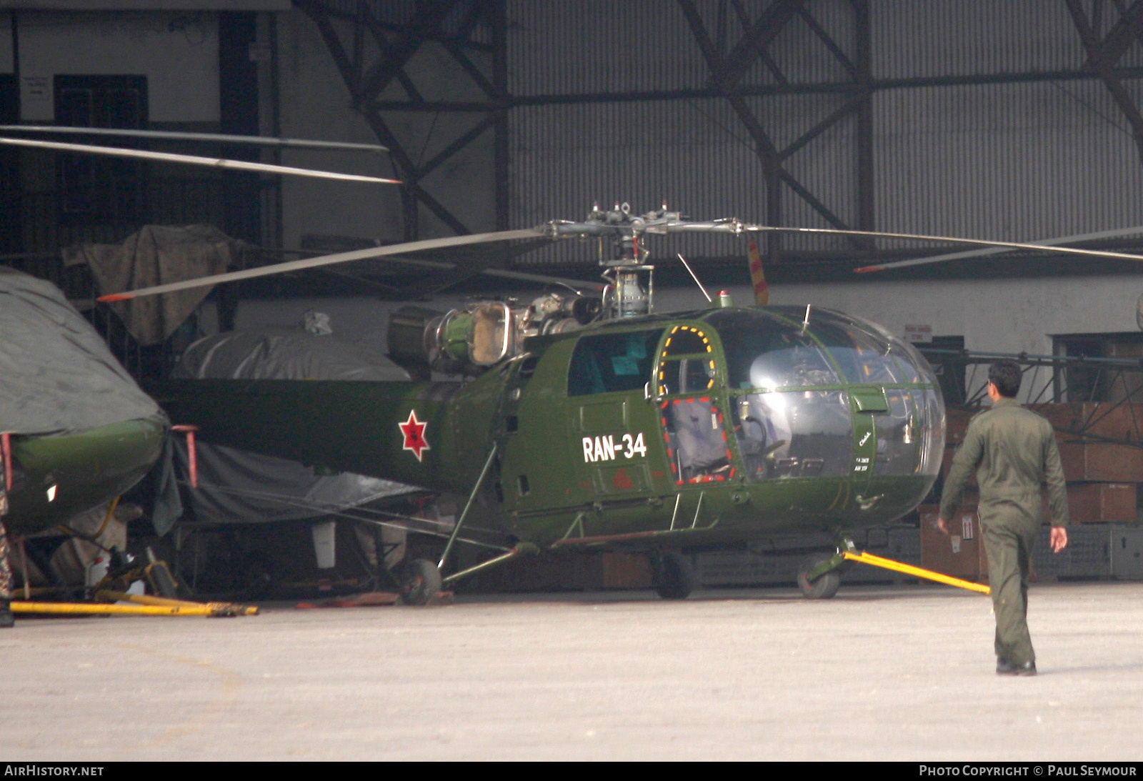 Aircraft Photo of RAN-34 | Hindustan SA-316B Chetak | Nepal - Army | AirHistory.net #488549