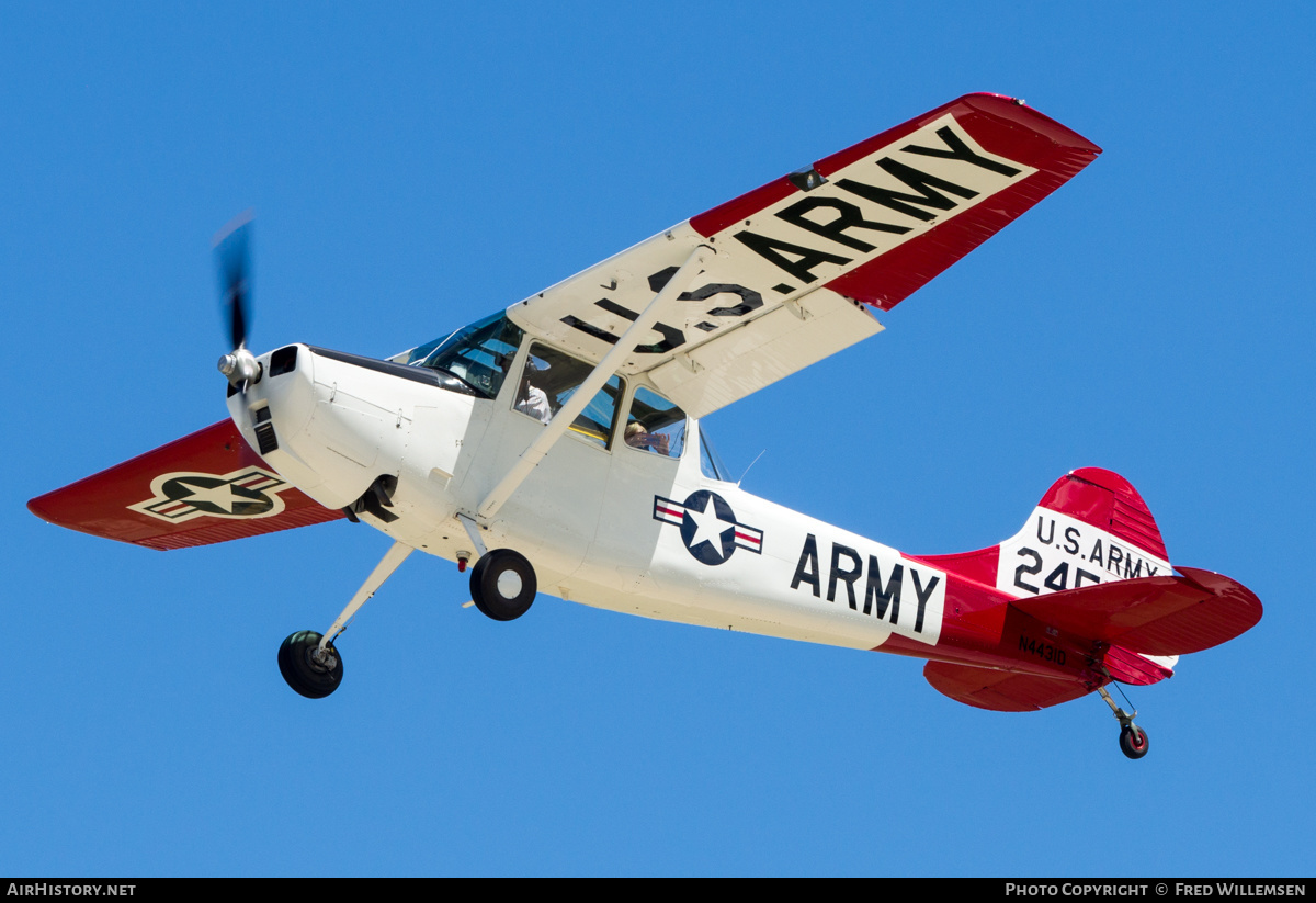 Aircraft Photo of N4431D | Cessna O-1E Bird Dog | USA - Army | AirHistory.net #488551