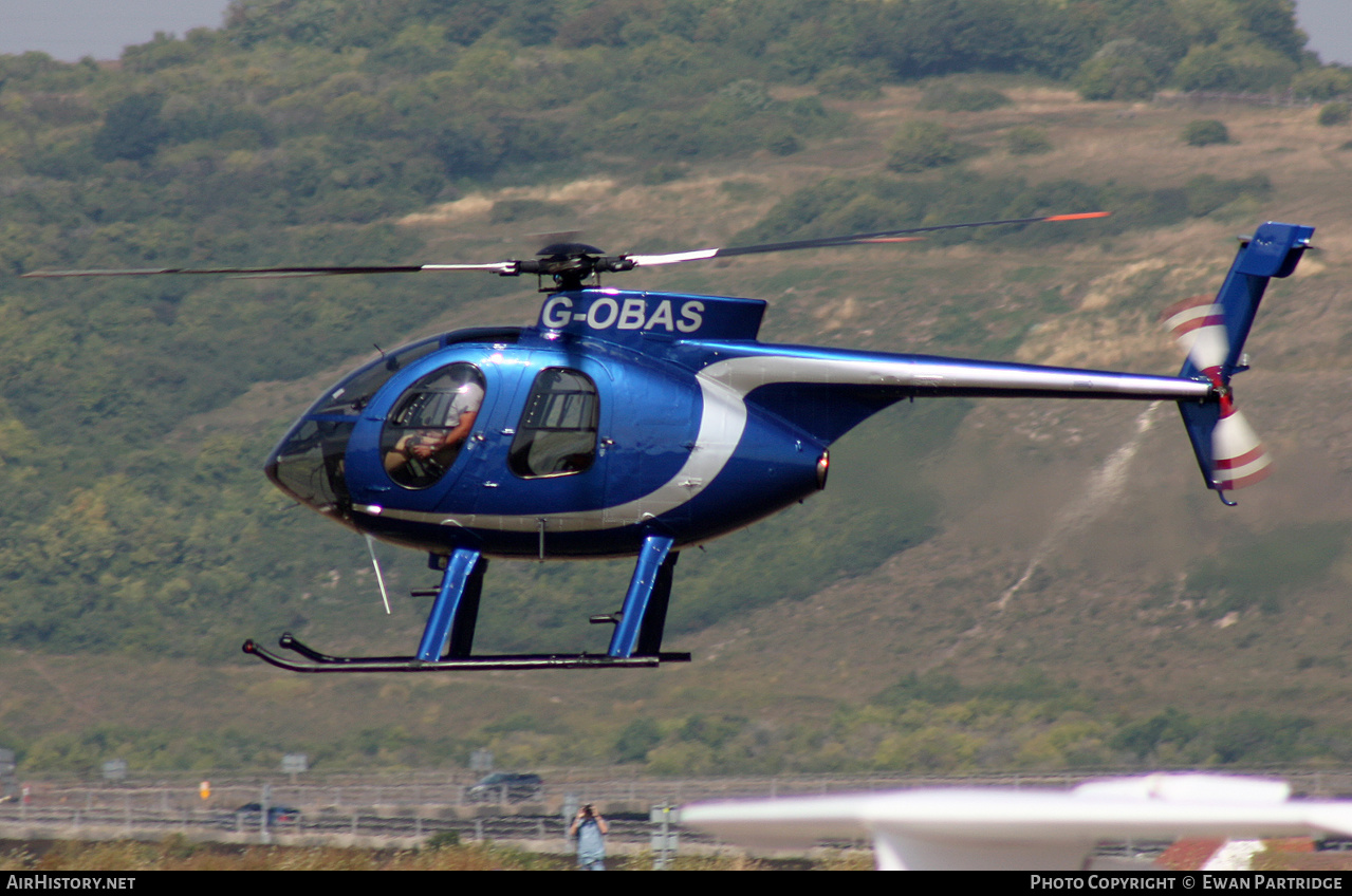 Aircraft Photo of G-OBAS | Hughes 500E (369E) | AirHistory.net #488582