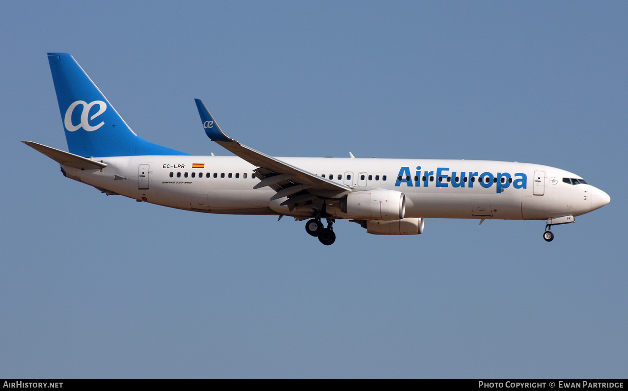 Aircraft Photo of EC-LPR | Boeing 737-85P | Air Europa | AirHistory.net #488588