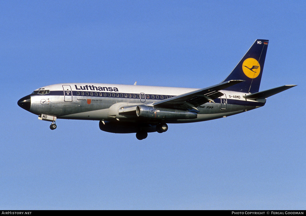 Aircraft Photo of D-ABMD | Boeing 737-230/Adv | Lufthansa | AirHistory.net #488635