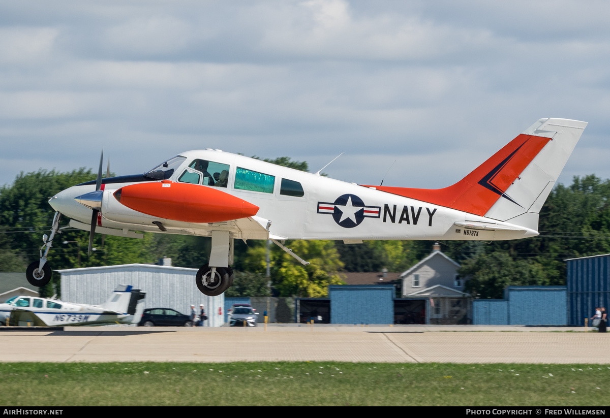 Aircraft Photo of N6797X | Cessna 310F | USA - Navy | AirHistory.net #488639