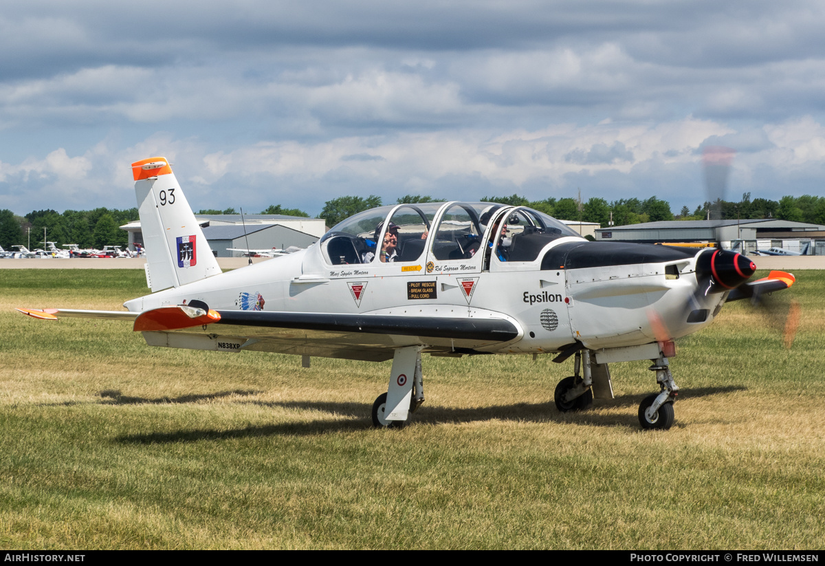 Aircraft Photo of N838XR / 93 | Socata TB-30 Epsilon | Epsilon Escadrille | France - Air Force | AirHistory.net #488663