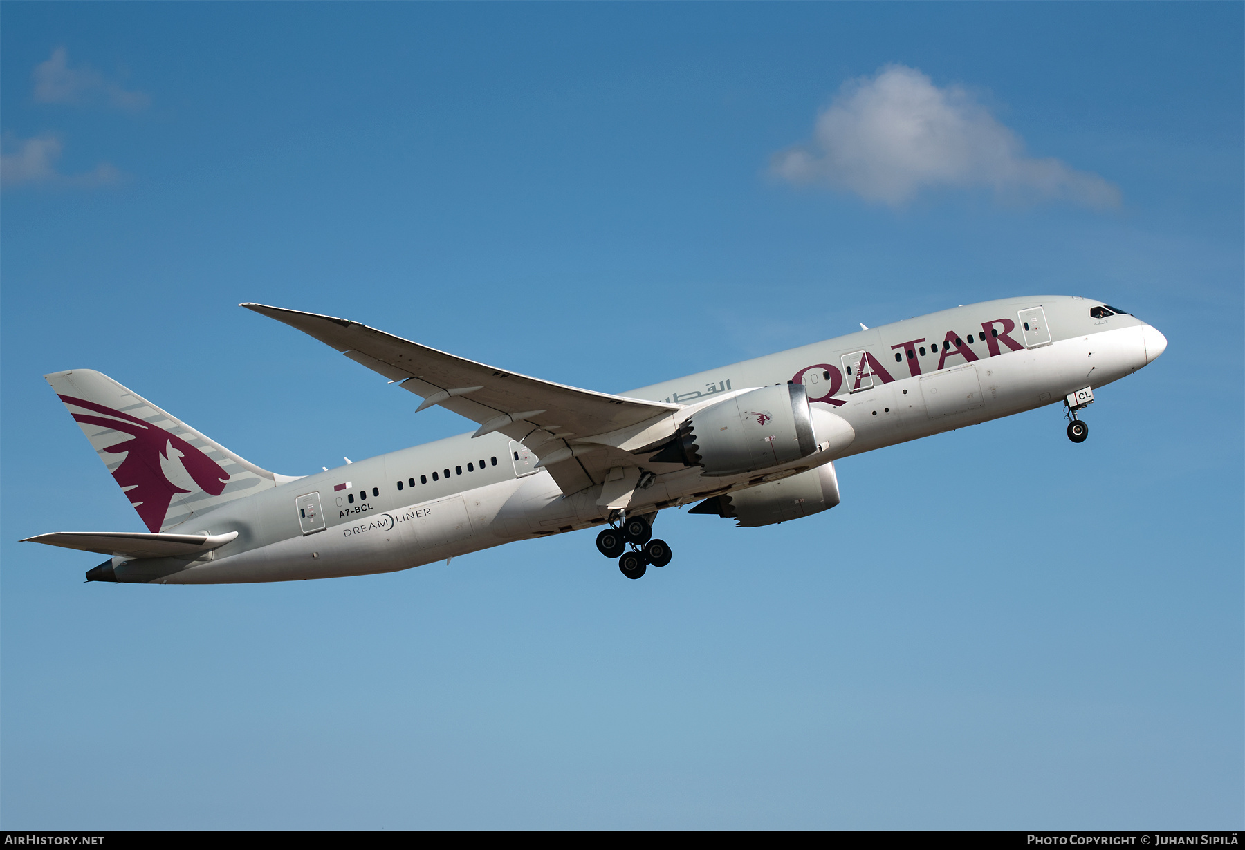 Aircraft Photo of A7-BCL | Boeing 787-8 Dreamliner | Qatar Airways | AirHistory.net #488664