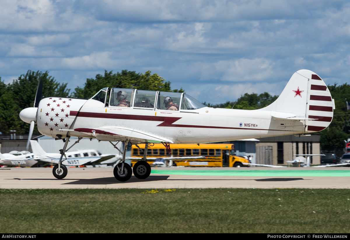 Aircraft Photo of N15YK | Yakovlev Yak-52 | AirHistory.net #488676