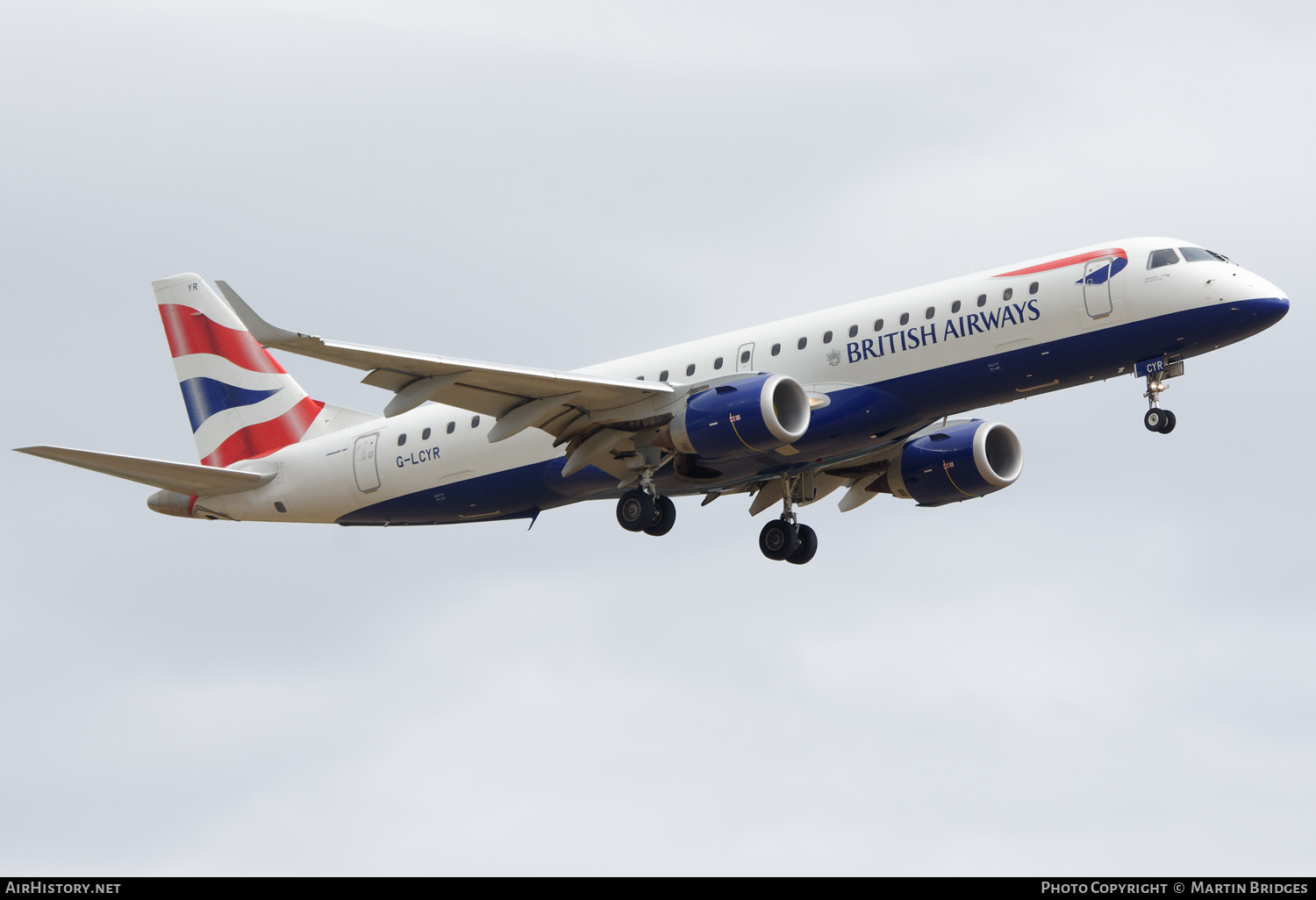 Aircraft Photo of G-LCYR | Embraer 190SR (ERJ-190-100SR) | British Airways | AirHistory.net #488680