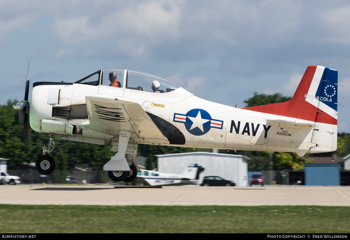 Aircraft Photo of N280CM | North American T-28B Trojan | USA - Navy | AirHistory.net #488687