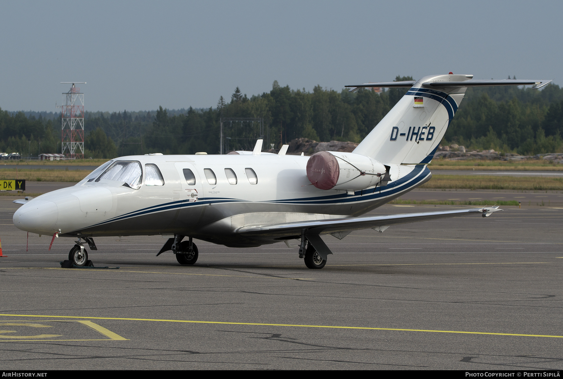Aircraft Photo of D-IHEB | Cessna 525 CitationJet | Silver Cloud Air | AirHistory.net #488688