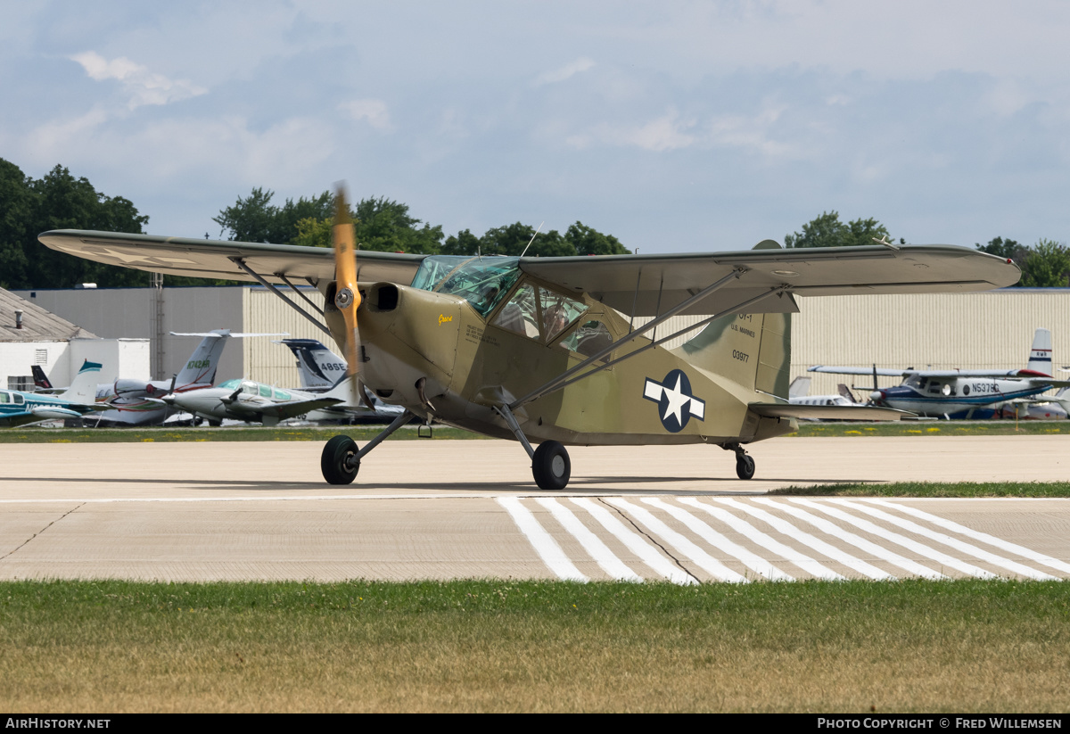 Aircraft Photo of N8071 / 03977 | Stinson OY-1 Sentinel | USA - Marines | AirHistory.net #488699