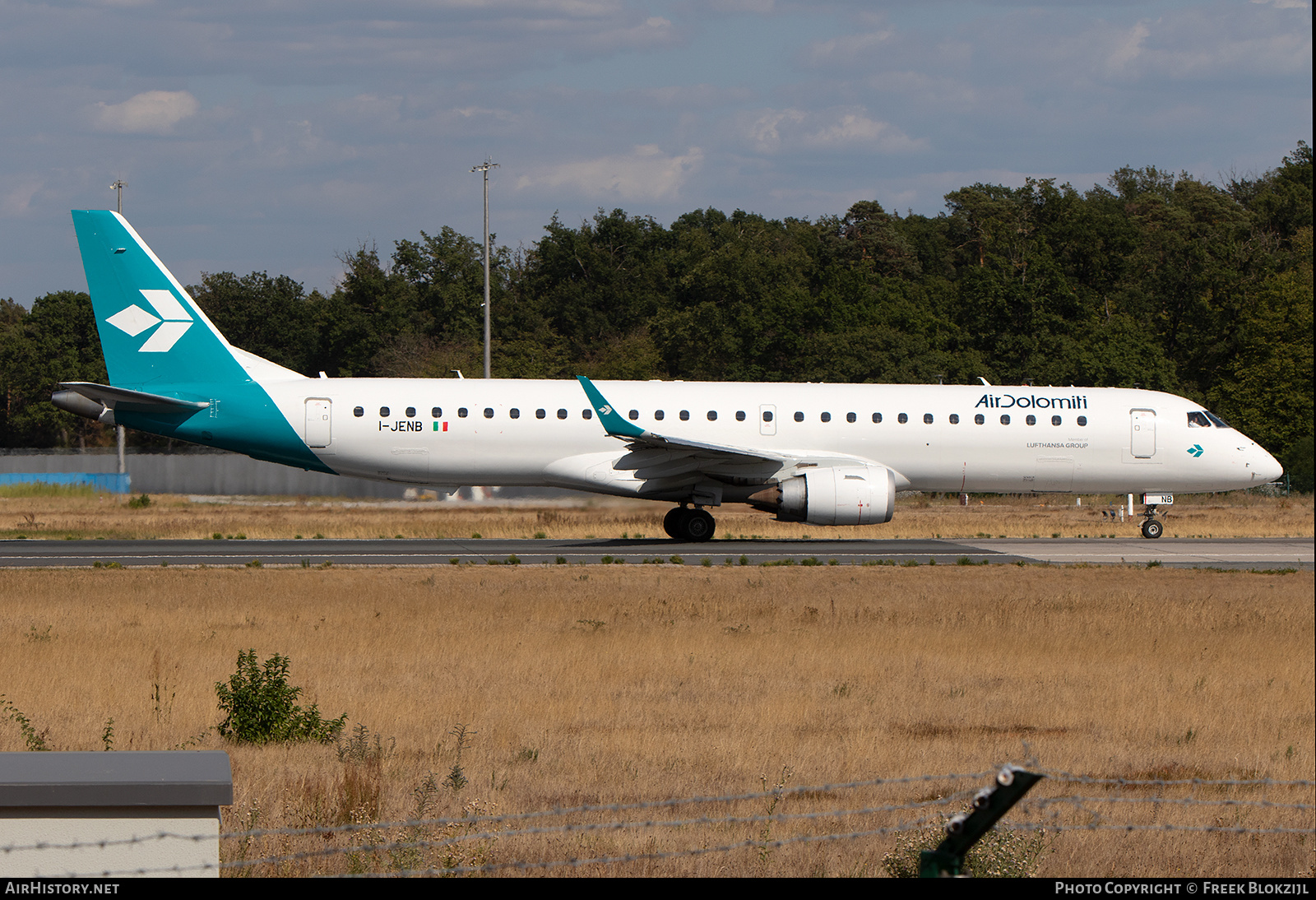 Aircraft Photo of I-JENB | Embraer 195LR (ERJ-190-200LR) | Air Dolomiti | AirHistory.net #488718