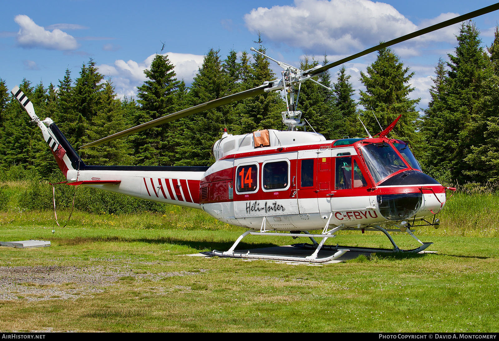 Aircraft Photo of C-FBYU | Agusta AB-205A-1 | Heli Inter | AirHistory.net #488724