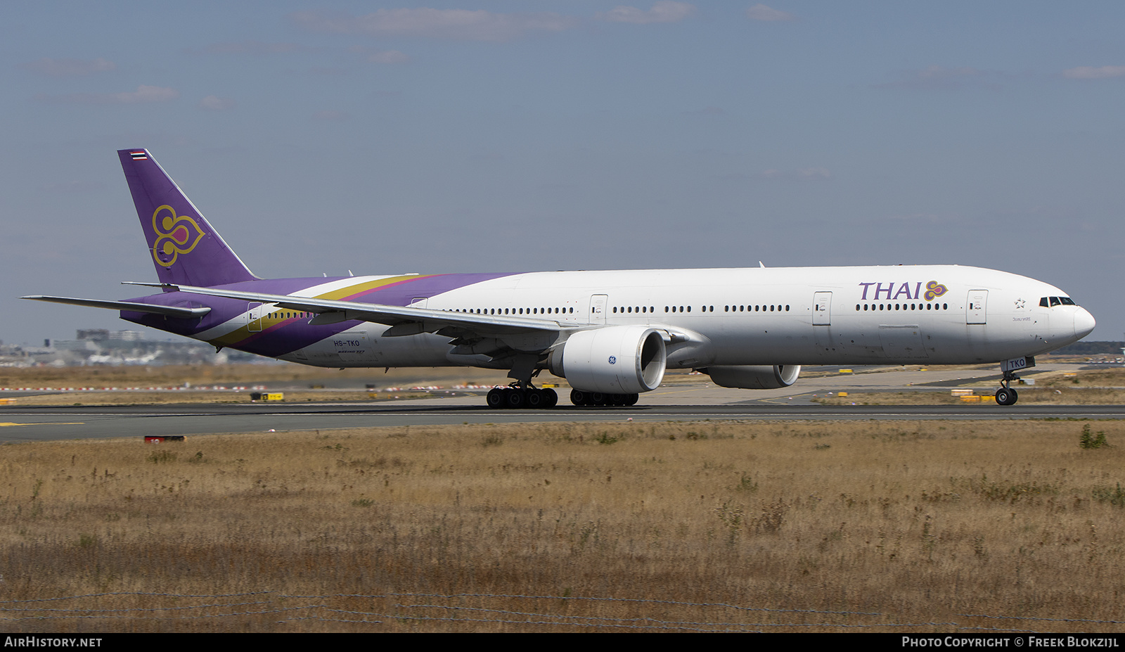 Aircraft Photo of HS-TKO | Boeing 777-3AL/ER | Thai Airways International | AirHistory.net #488731