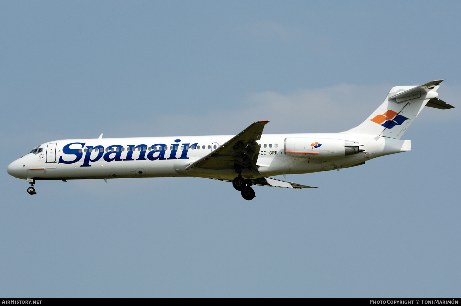 Aircraft Photo of EC-GRK | McDonnell Douglas MD-87 (DC-9-87) | Spanair | AirHistory.net #488732