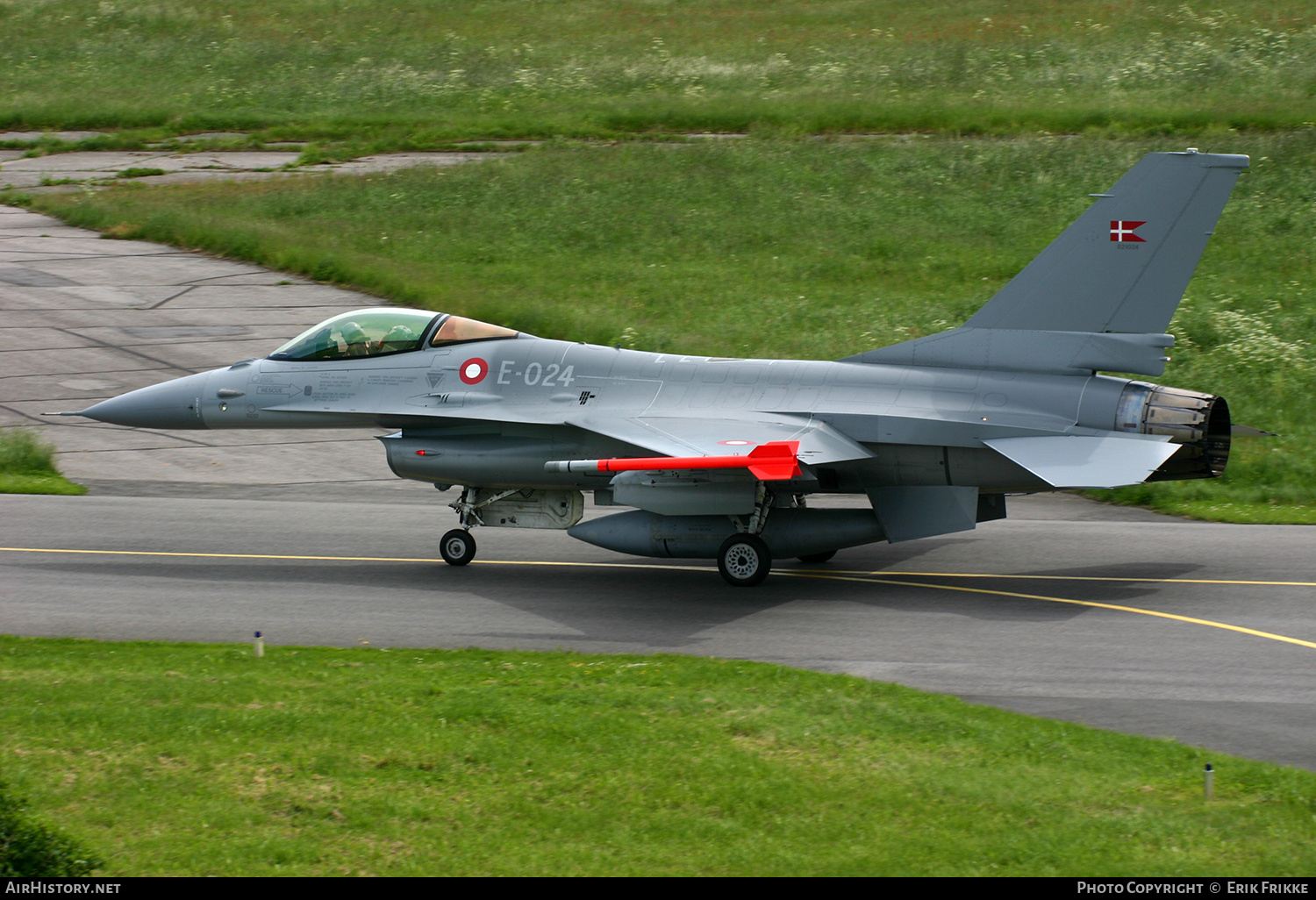 Aircraft Photo of E-024 | General Dynamics F-16AM Fighting Falcon | Denmark - Air Force | AirHistory.net #488754