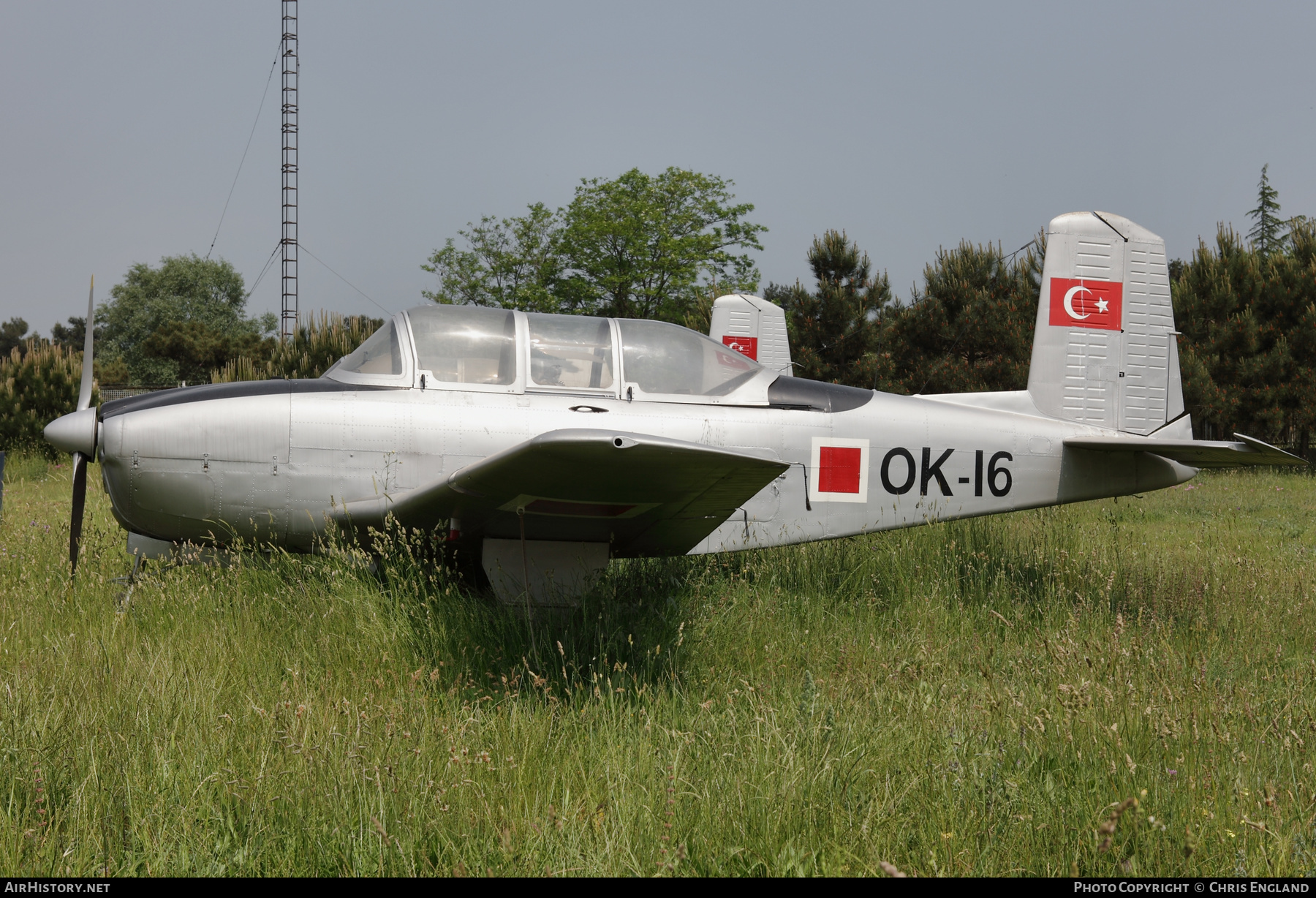 Aircraft Photo of 54-5216 | Beech T-34A Mentor (A45) | Turkey - Air Force | AirHistory.net #488767