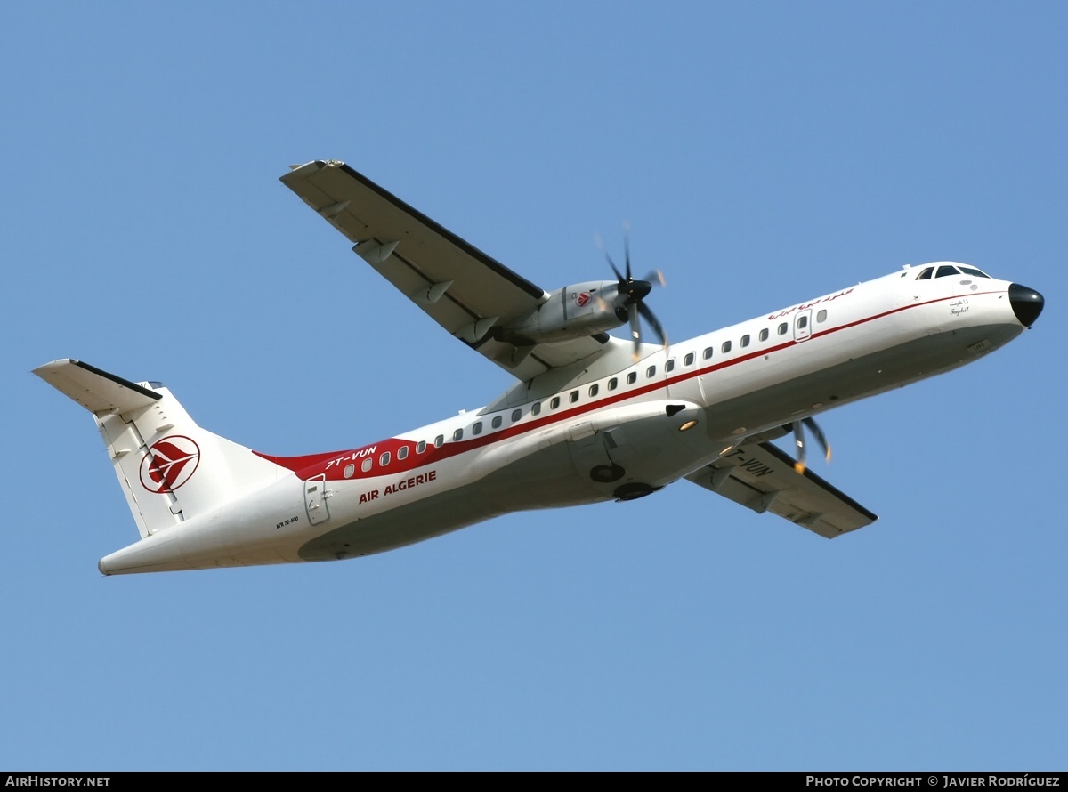Aircraft Photo of 7T-VUN | ATR ATR-72-500 (ATR-72-212A) | Air Algérie | AirHistory.net #488785