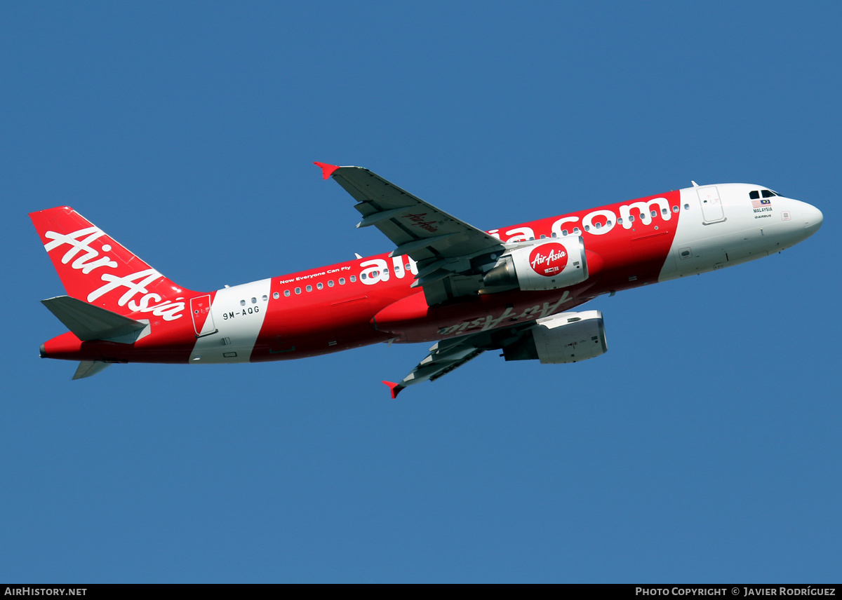 Aircraft Photo of 9M-AQG | Airbus A320-216 | AirAsia | AirHistory.net #488786