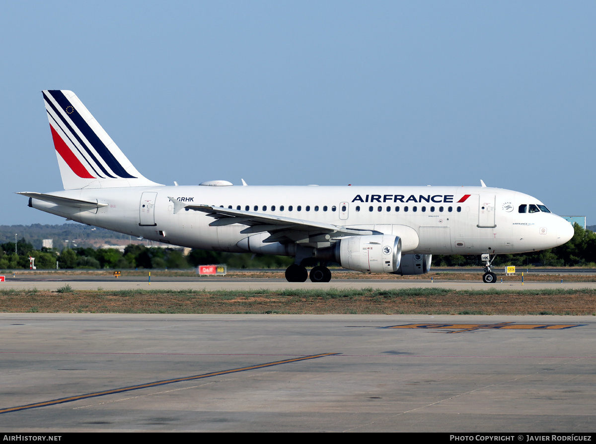Aircraft Photo of F-GRHK | Airbus A319-111 | Air France | AirHistory.net #488818