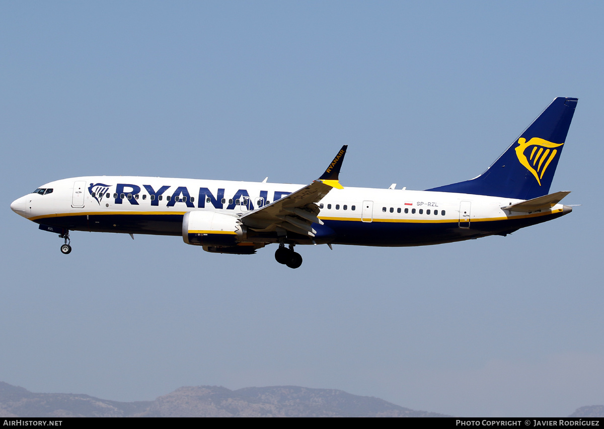 Aircraft Photo of SP-RZL | Boeing 737-8200 Max 200 | Ryanair | AirHistory.net #488819