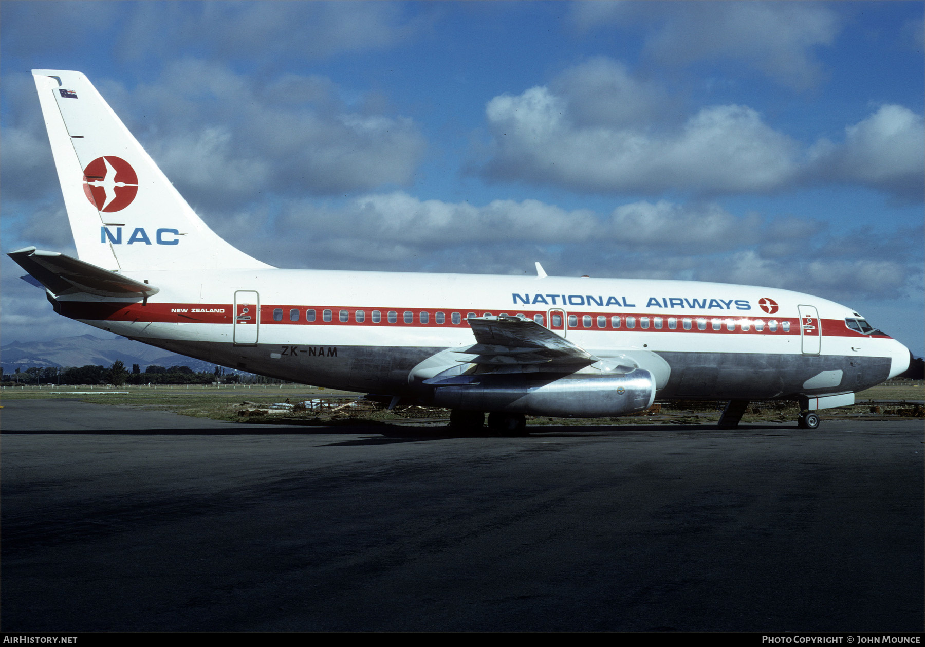 Aircraft Photo of ZK-NAM | Boeing 737-222 | New Zealand National Airways Corporation - NAC | AirHistory.net #488850