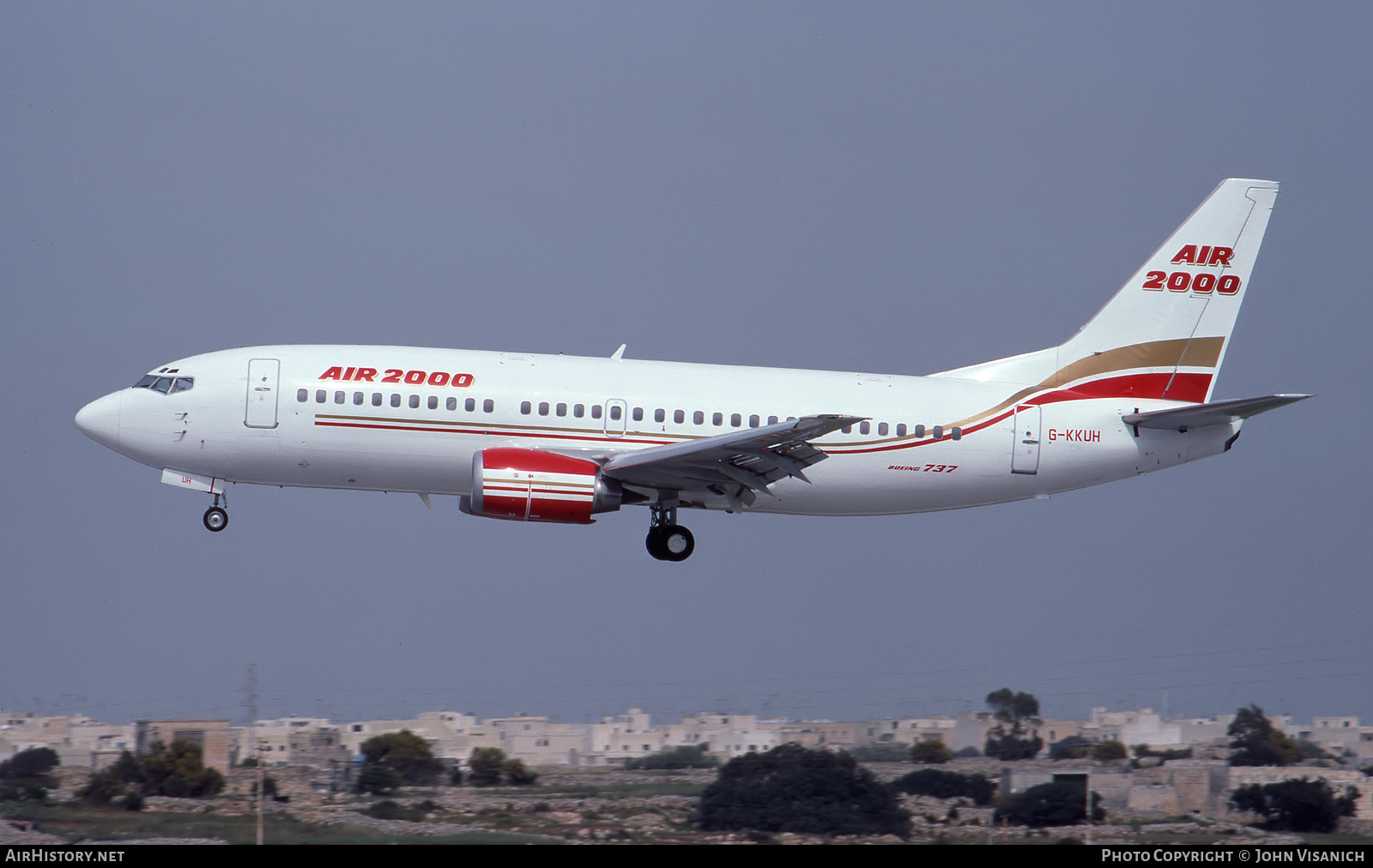Aircraft Photo of G-KKUH | Boeing 737-3Q8 | Air 2000 | AirHistory.net #488855