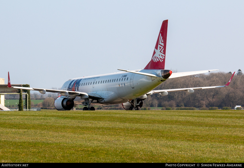 Aircraft Photo of 2-EMBB | Embraer 190AR (ERJ-190-100IGW) | LAM - Linhas Aéreas de Moçambique | AirHistory.net #488866