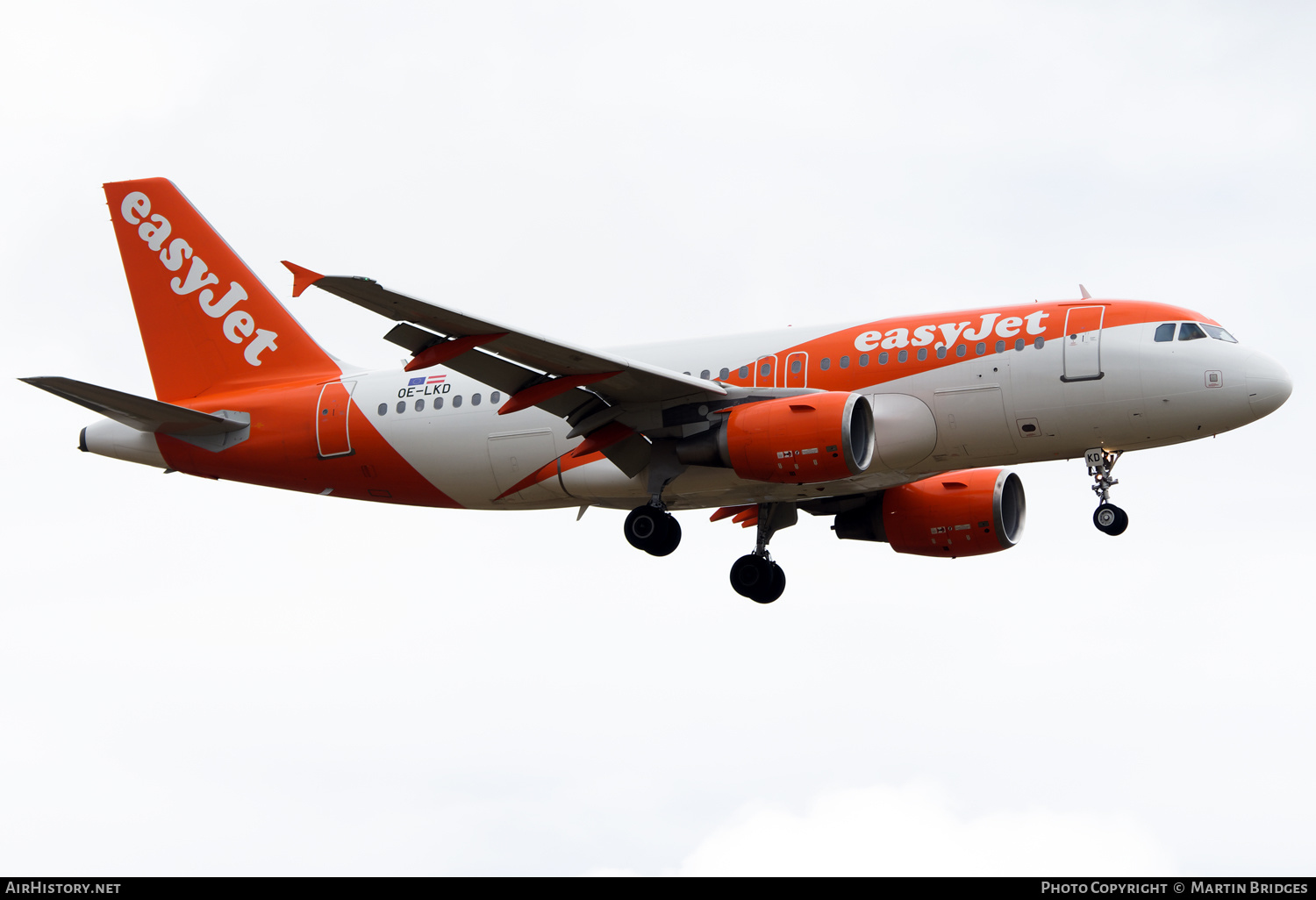 Aircraft Photo of OE-LKD | Airbus A319-111 | EasyJet | AirHistory.net #488871