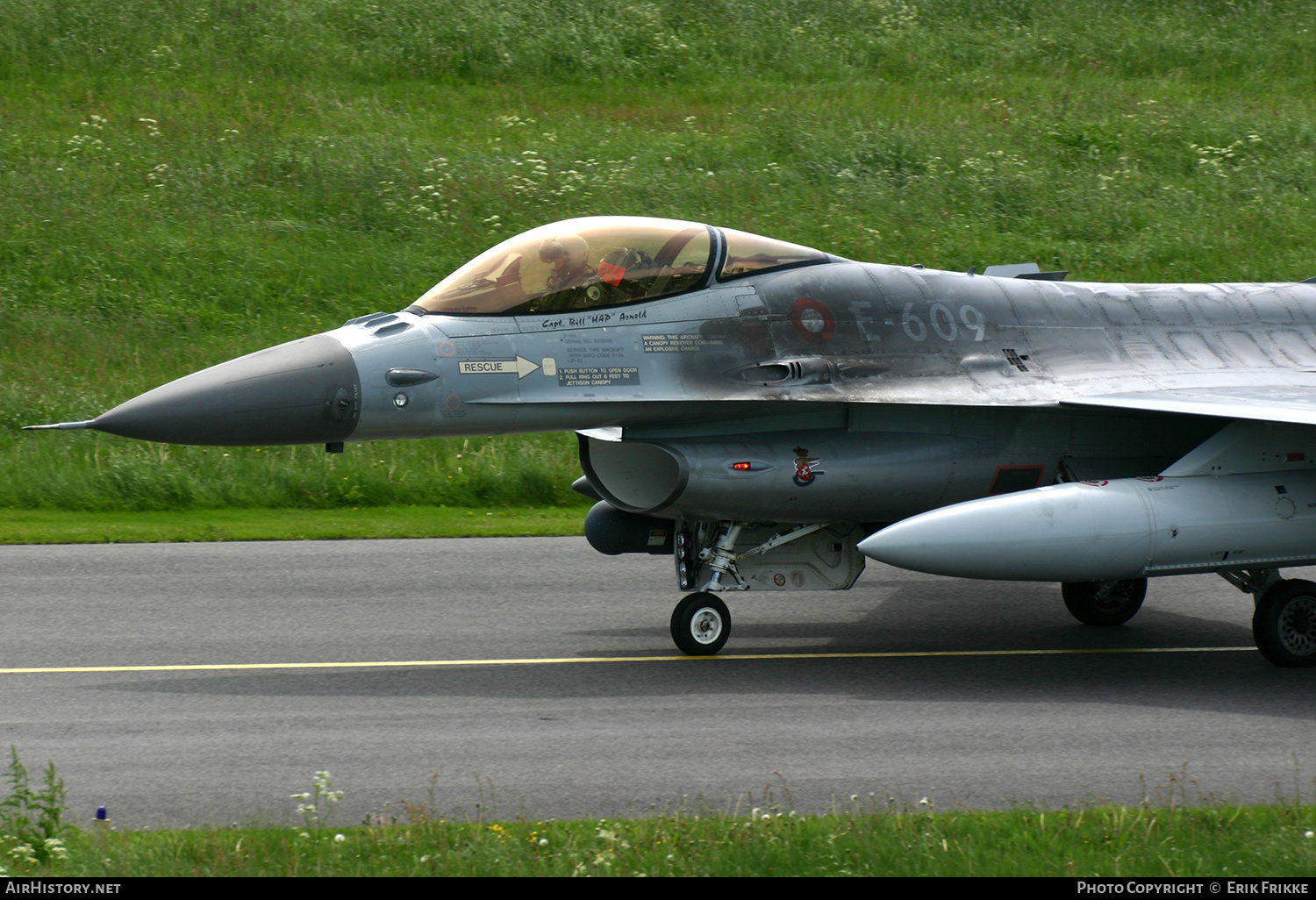 Aircraft Photo of E-609 | General Dynamics F-16AM Fighting Falcon | Denmark - Air Force | AirHistory.net #488880