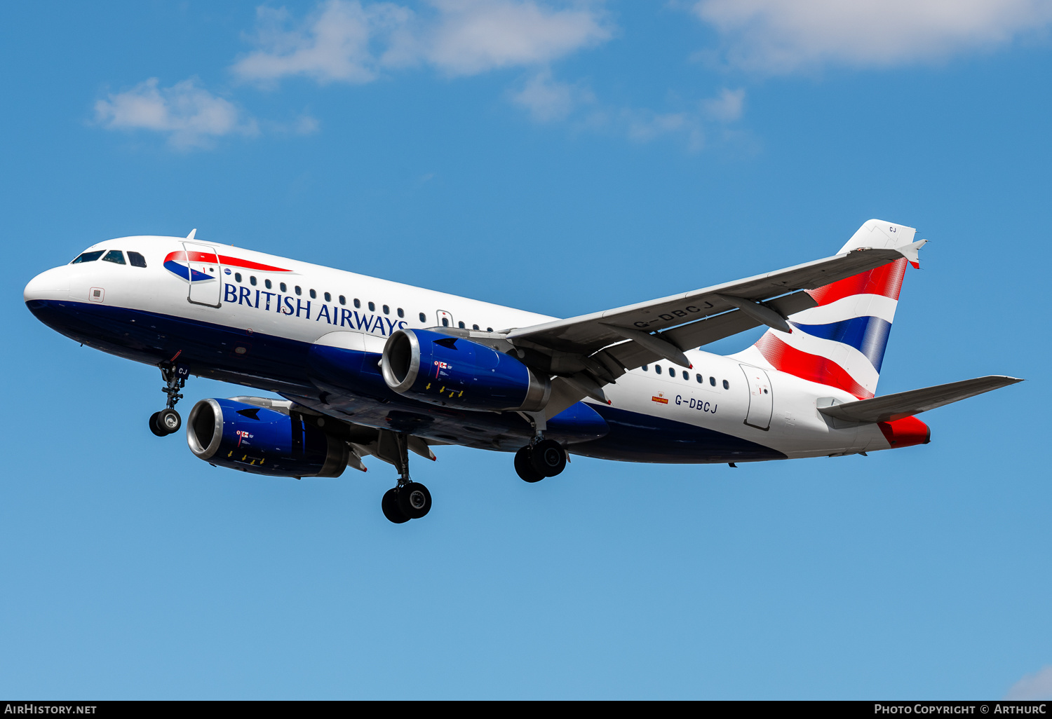 Aircraft Photo of G-DBCJ | Airbus A319-131 | British Airways | AirHistory.net #488903