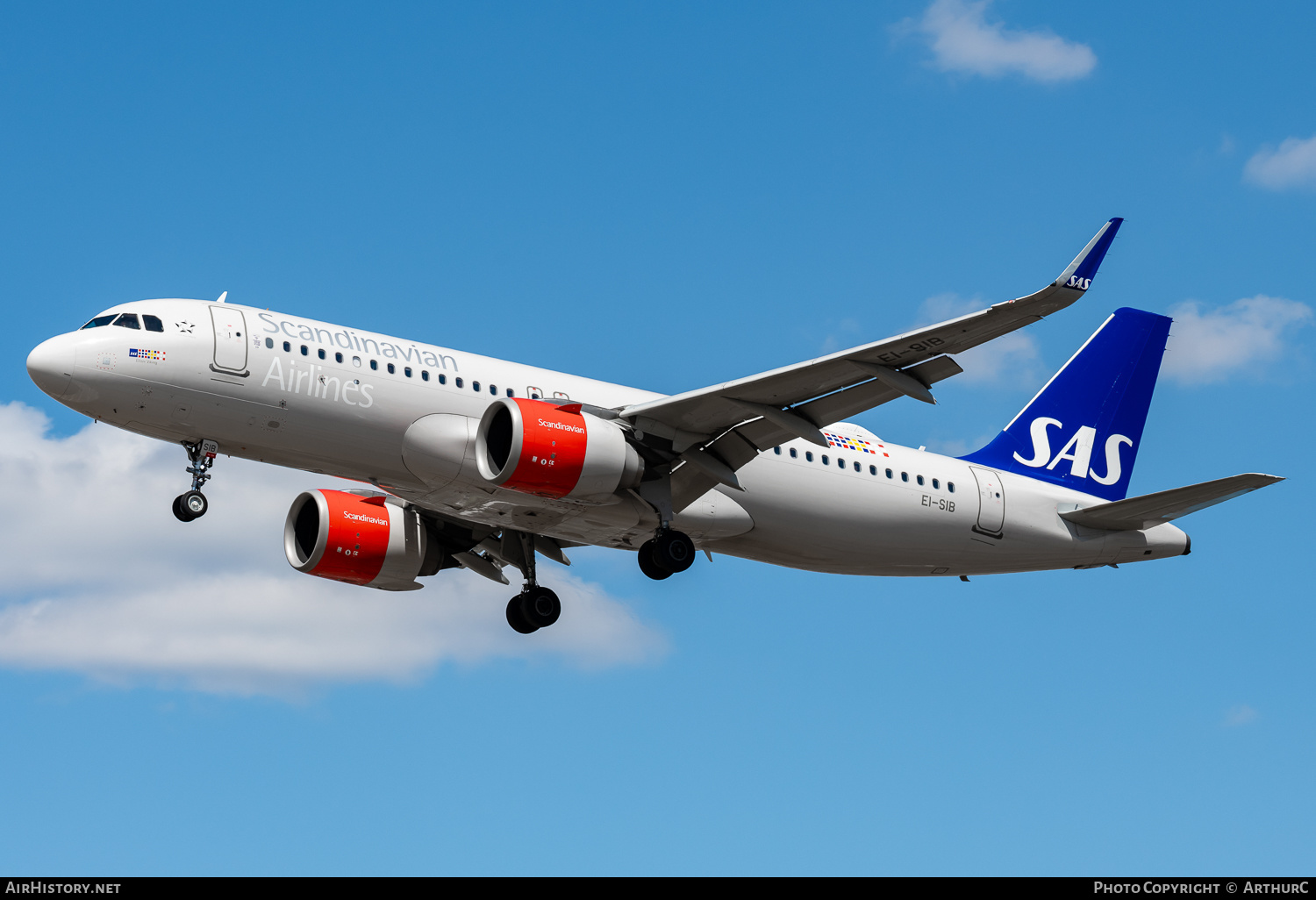 Aircraft Photo of EI-SIB | Airbus A320-251N | Scandinavian Airlines - SAS | AirHistory.net #488906