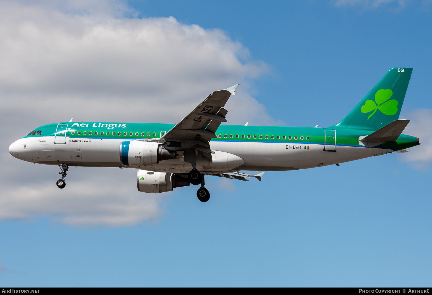 Aircraft Photo of EI-DEG | Airbus A320-214 | Aer Lingus | AirHistory.net #488930