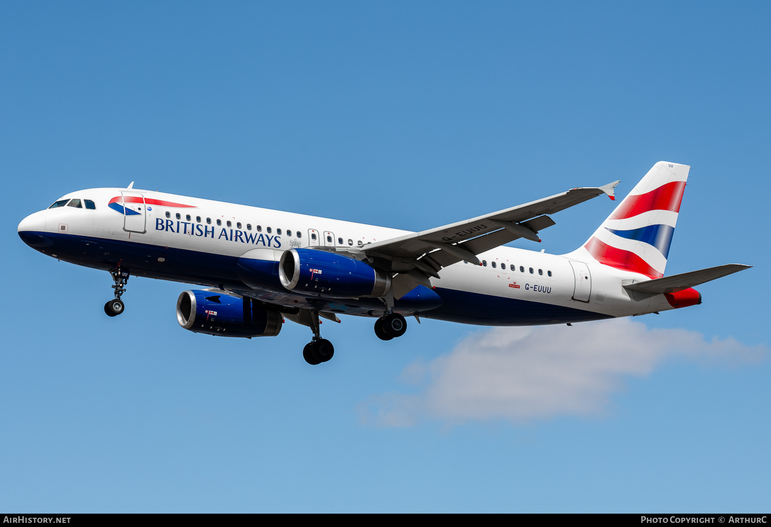 Aircraft Photo of G-EUUU | Airbus A320-232 | British Airways | AirHistory.net #488938