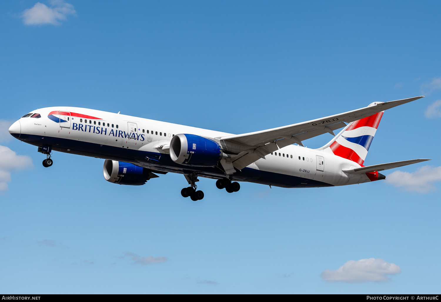 Aircraft Photo of G-ZBJJ | Boeing 787-8 Dreamliner | British Airways | AirHistory.net #488943