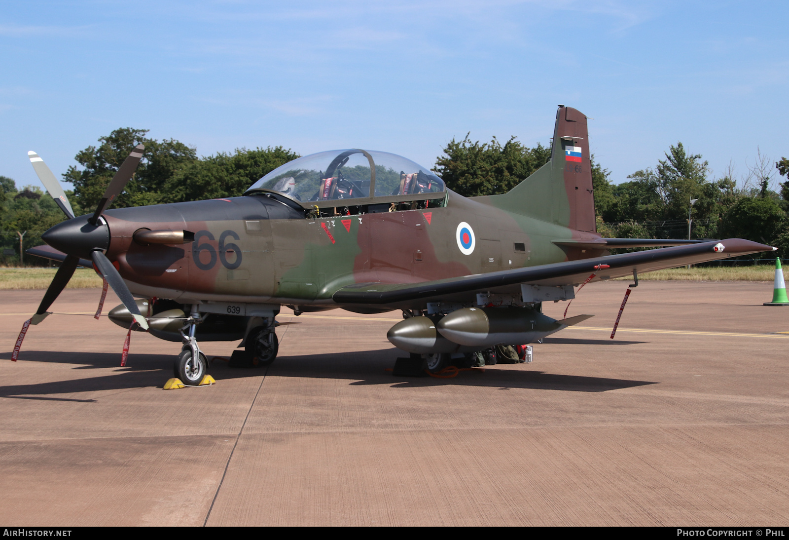 Aircraft Photo of L9-66 | Pilatus PC-9M Hudournik | Slovenia - Air Force | AirHistory.net #489019