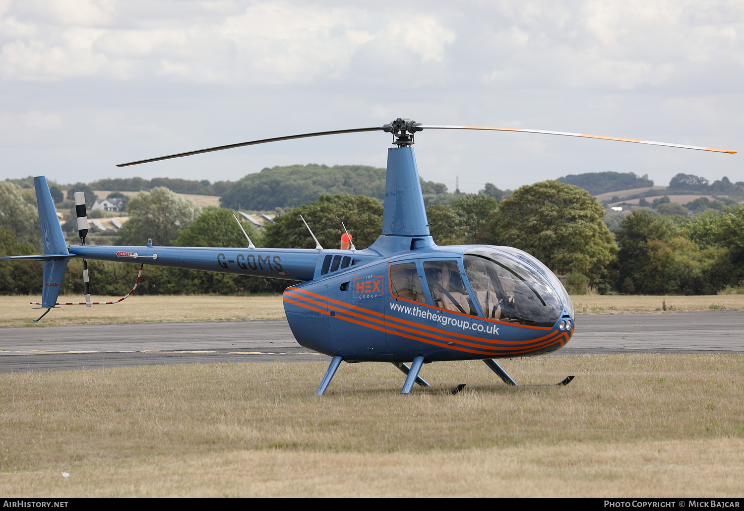 Aircraft Photo of G-GOMS | Robinson R-66 Turbine | The Hex Group | AirHistory.net #489025