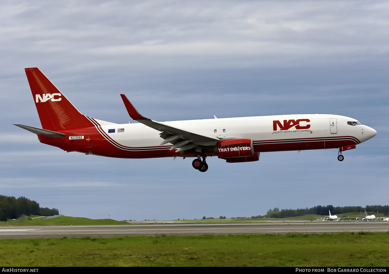 Aircraft Photo of N3159G | Boeing 737-852(SF) | Northern Air Cargo - NAC | AirHistory.net #489117