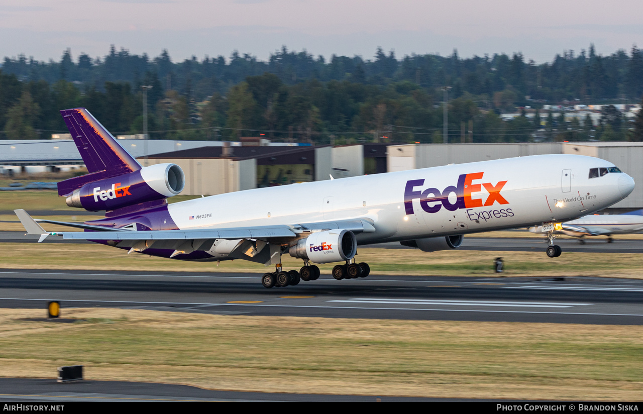 Aircraft Photo of N623FE | McDonnell Douglas MD-11F | FedEx Express | AirHistory.net #489130