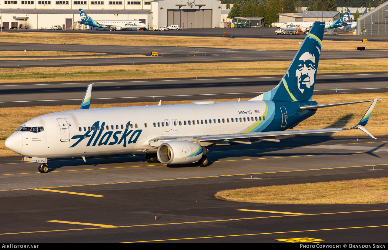 Aircraft Photo of N516AS | Boeing 737-890 | Alaska Airlines | AirHistory.net #489144