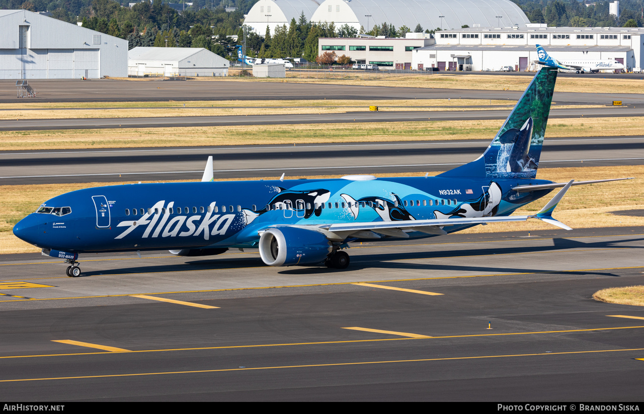 Aircraft Photo of N932AK | Boeing 737-9 Max 9 | Alaska Airlines | AirHistory.net #489147