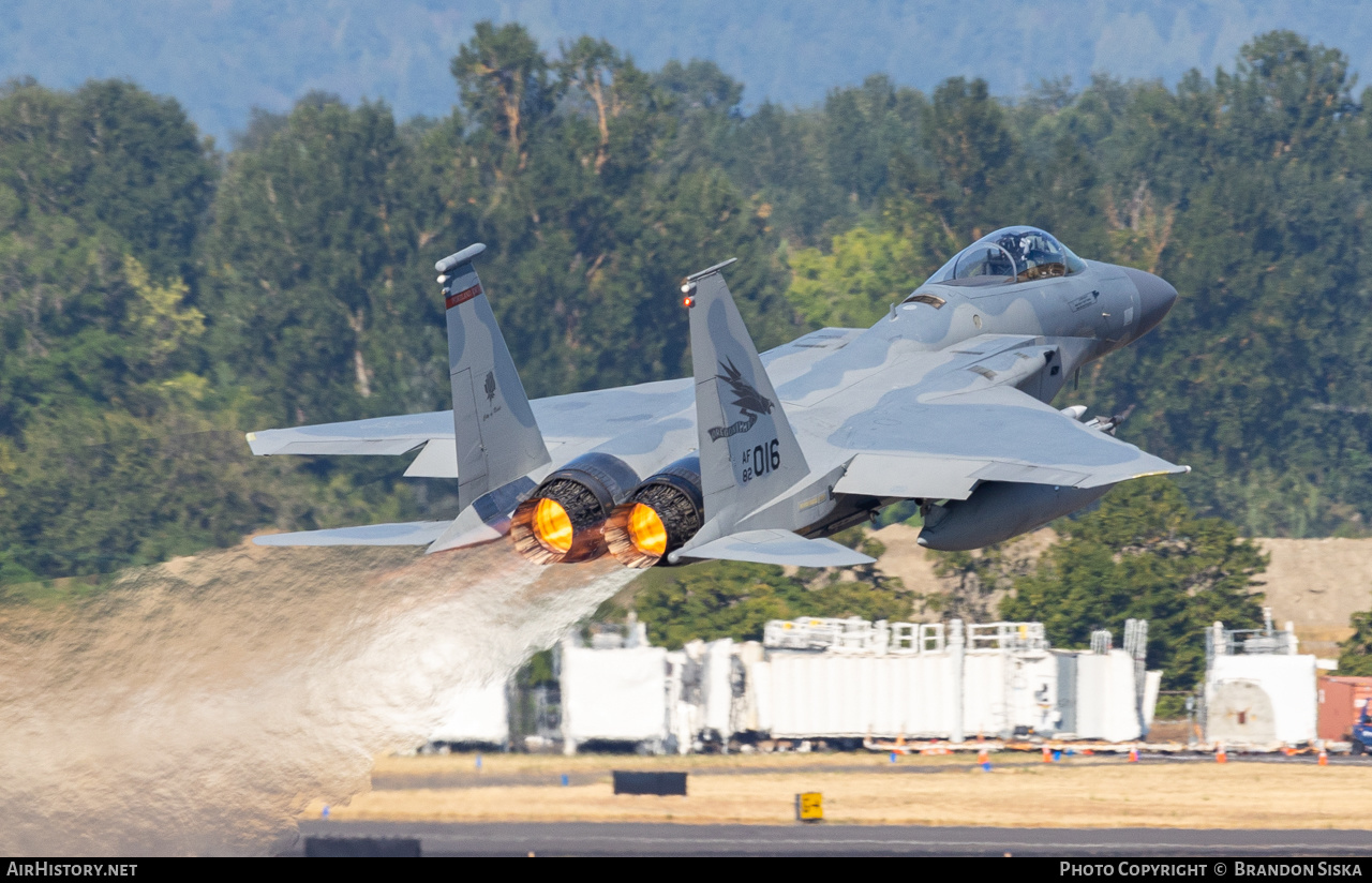 Aircraft Photo of 82-0016 / AF82-016 | McDonnell Douglas F-15C Eagle | USA - Air Force | AirHistory.net #489151
