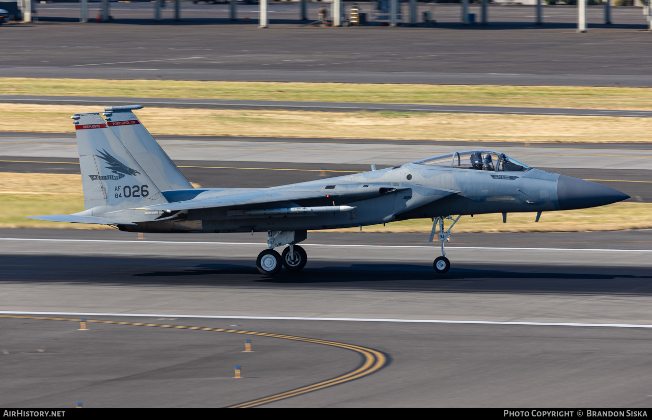 Aircraft Photo of 84-0026 / AF84-026 | McDonnell Douglas F-15C Eagle | USA - Air Force | AirHistory.net #489163